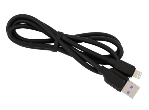 Кабель USB VIXION (K28i) 3,5A для iPhone Lightning 8 pin (1м) (черный) фото 3