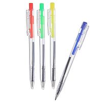 Ручка шариковая, автоматическая, МИНИ, прозрачный корпус, цветная кнопка, МИКС Calligrata 1278901 