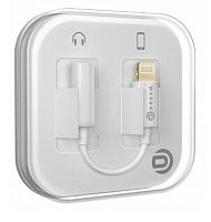 Адаптер LIGHTNING - AUX DREAM LA01 CASE белый (602254\179061\123052)