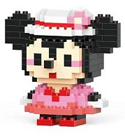 Конструктор Bricks 6328 Минни Маус черно-розовый