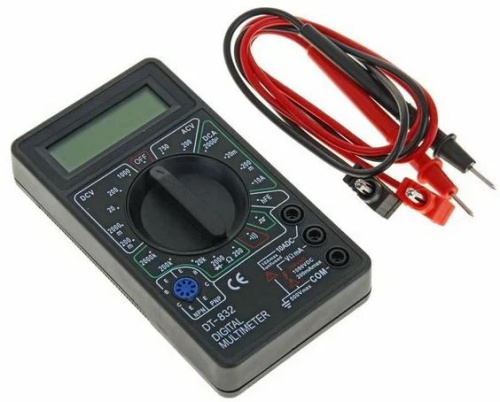 Мультиметр DT832 черный Мультиметр DT832 черный
