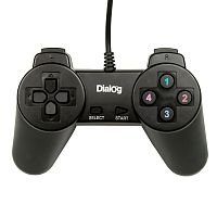 Геймпад GP-A01 Dialog Action - 10 кнопок, USB, черный