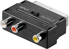 Переходник CRART - 3RCA с переключателем