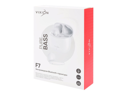 Гарнитура BLUETOOTH VIXION F7 (белый) Гарнитура BLUETOOTH VIXION F7 (белый)