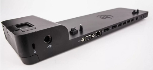 Док-станция для ноутбука HP 2013 UltraSlim Docking Station черная фото 2