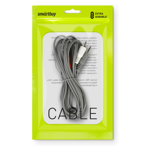 Кабель Smartbuy 3.5 Jack (M) - 2xRCA (M) 3 м (KA-313-200)