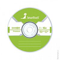 Диск DVD+R 4.7Gb SmartTrack 1шт