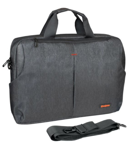 Сумка для ноутбука ExeGate BusinessPro EСС-012 Black, water resistant, черная, водоотталкивающий полиэстер, 15.6" (283433)