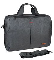 Сумка для ноутбука ExeGate BusinessPro EСС-012 Black, water resistant, черная, водоотталкивающий полиэстер, 15.6" (283433)