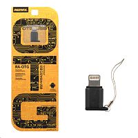 Адаптер OTG LIGHTNING - MicroUSB черный REMAX (172470)