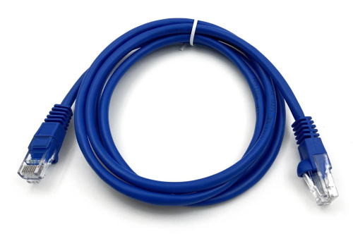 Патч-корд ExeGate UTP-RJ45-RJ45-5e-5M-BL, UTP, cat.5e, 5м, синий