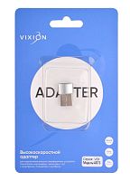 Адаптер VIXION AD73 Type-C - USB (серебро)