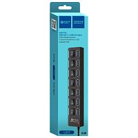 Концентратор USB DREAM UH1 7USB 0.5M черный (175146)