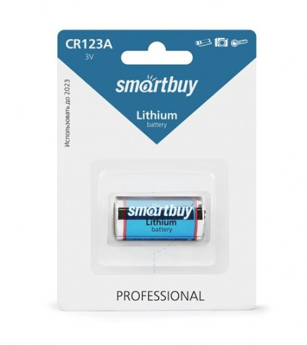 Элемент питания Smartbuy CR123A/1B (литиевый) 
