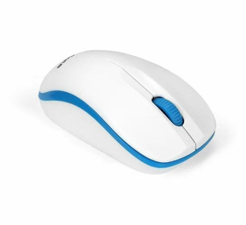 Беспроводная мышь ExeGate Professional Standard SR-9055W (радиоканал 2,4 ГГц, USB, оптическая, 1200dpi, 3 кнопки и колесо прокрутки, белая, Color Box)