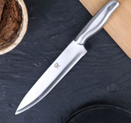 Нож кухонный Металлик, лезвие 20 см 4132567