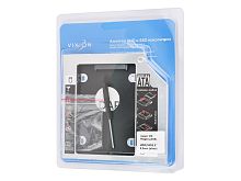 Адаптер VIXION (AD61) для HDD/SSD дисков 2.5" в отсек привода 9,5мм (серебро) 95-01