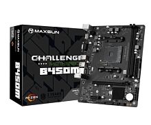 Материнская плата MAXSUN AM4, MS-Challenger B450M, B450, 2xDDR4, mATX, RTL