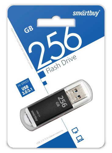 Носитель информаци 256GB SmartBuy черная USB 3.0 (SB256GBVC-K3)