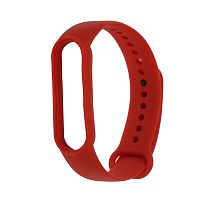 Ремешок для фитнес-браслета Mi Band 5/6 LuazON, силиконовый, красный (7422260)