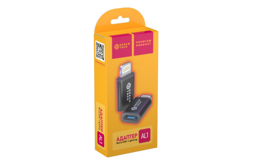 Адаптер OTG DREAM AL1 LIGHTNING - MicroUSB(173726)