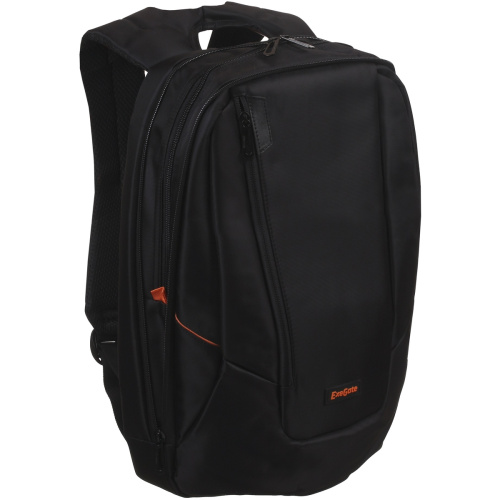Рюкзак ExeGate Office PRO B1523 Black, water resistant, черный, водоотталкивающий полиэстер, 15.6" 