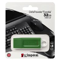 Носитель информации 32GB Kingston DataTraveler Exodia USB 3.2 зеленая 