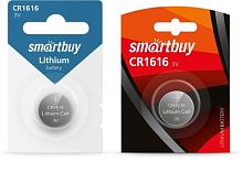 Батарейка литиевая Smartbuy CR1616  (1шт)
