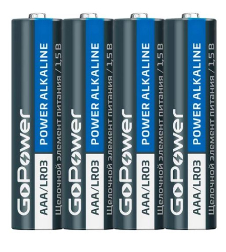 Элемент питания GoPower AAA BL4 Alkaline (00-00015602) фото 2