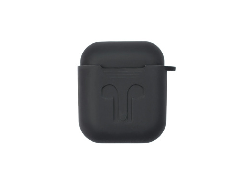 Чехол силиконовый для AirPods (черный) (VIXION) Чехол силиконовый для AirPods (черный) (VIXION)