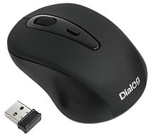 Мышь MROP-05U BLACK Dialog Pointer RF 2.4G Optical - 3 кнопки + ролик прокрутки, USB, черная