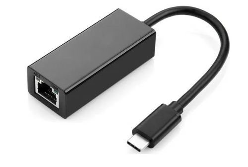 Сетевой адаптерType-C-RJ45 ETHERNET LAN 1000Mbps черный