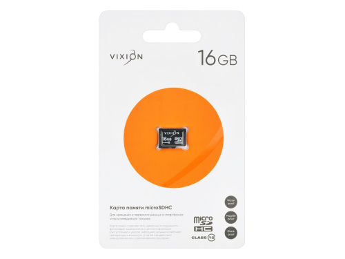 MicroSD 16GB VIXION Class 10