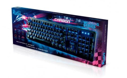 Клавиатура игровая Smartbuy RUSH Carbon 312 USB (SBK-312MG-K) черная (180336) Клавиатура игровая Smartbuy RUSH Carbon 312 USB (SBK-312MG-K) черная (180336)