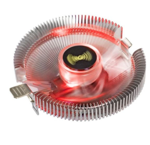 Кулер ExeGate Wizard EE91-RED (Al, LGA775/1150/1151/1155/1156/1200/1700/AM2/AM2+/AM3/AM3+/AM4/AM5/FM1/FM2/754/939/940, TDP 75W, Fan 90mm, 2200RPM, Hyd