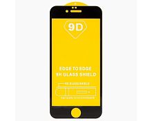 Стекло для IPhone 7/8  9D черный ТЕХПАК (180506)